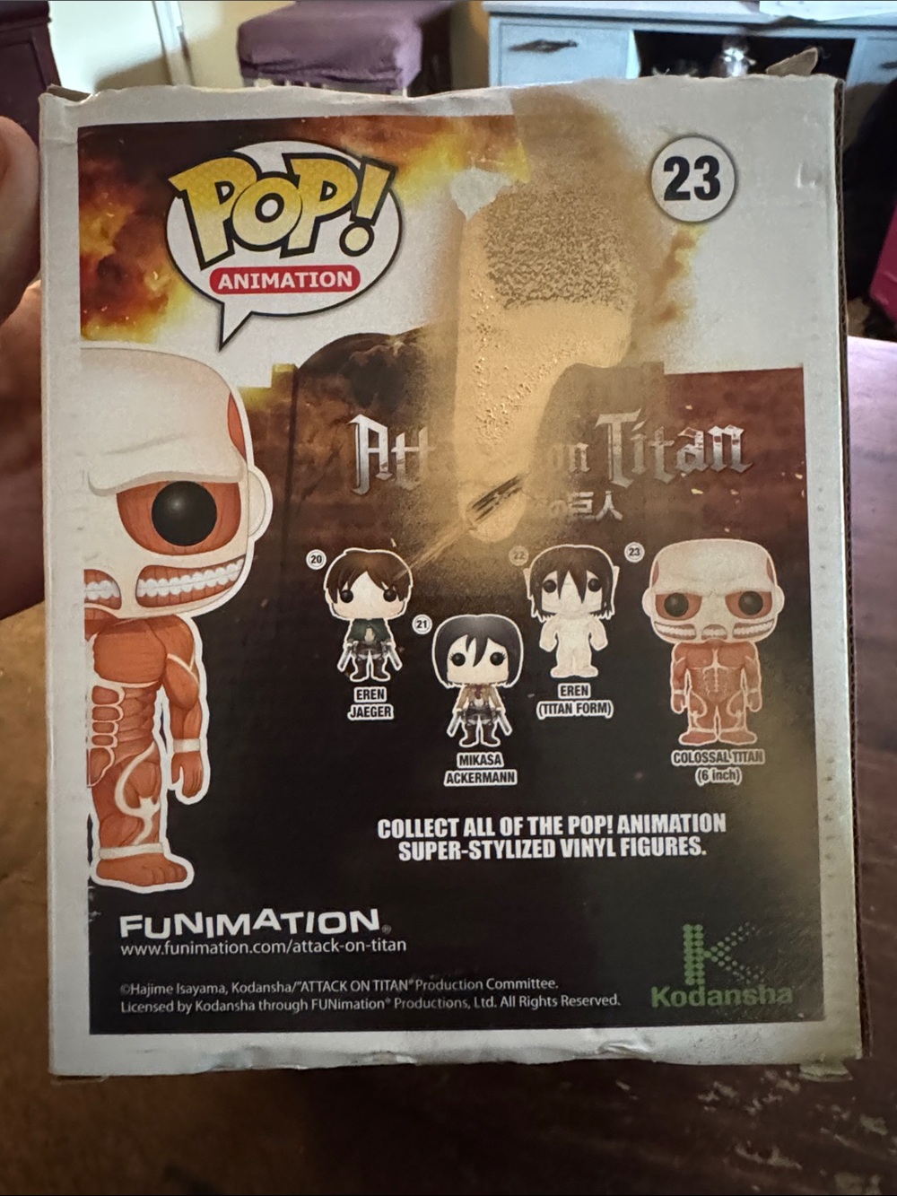NIB Funko Colossal Titan Vinyl Figure 23- Flesh Tones & Black Eyes - Picture 2 of 4
